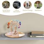 Chakra Crystal Tree and Buddha Statue Set