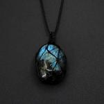 Dragons Heart Labradorite Healing Stone Necklace