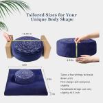 Zafu & Zabuton Meditation Cushions for Abundance