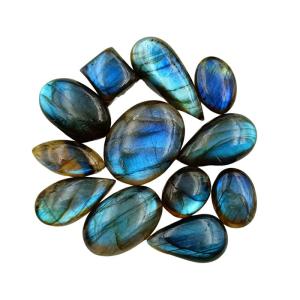 Natural Blue Labradorite Cabochons for Jewelry Making