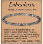 Labradorite Gemstone Bracelet for Manifesting Abundance