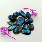 Natural Blue Labradorite Cabochons for Jewelry Making