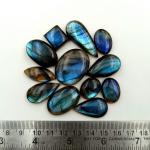 Natural Blue Labradorite Cabochons for Jewelry Making