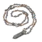 Boho Labradorite Pendant Necklace for Abundance