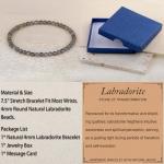Labradorite Gemstone Bracelet for Manifesting Abundance