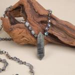 Boho Labradorite Pendant Necklace for Abundance