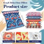 Bohemian Floor Pillows for Yoga and Meditation