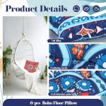 Bohemian Floor Pillows for Yoga and Meditation