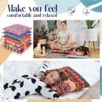 Bohemian Floor Pillows for Yoga and Meditation