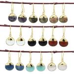 Gempires Moonstone Earrings, Pear shape Dangling Gemstone Earring, June Birthstone, New Beginning Jewelry, Everyday Party Wear, 14k Gold Electroplated Women Jewelry