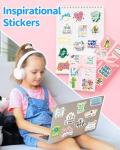 300 PCS Inspirational Stickers for Adults, Scrapbook Vision Board Supplies Motivational Stickers for Water Bottles Laptop, Positive Mental Health Quote Vinyl Stickers for Teens Kids Teachers Students