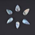 COAI 925 Sterling Silver Crystal Labradorite Necklace for Women, Teardrop Labradorite Jewelry for Women