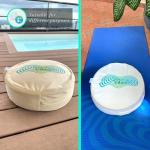 WonderVibes Meditation Cushion - Premium Floor Pillow, Comfortable Floor Pillow for Adults, Beautiful Meditation Pillow, Large Buckwheat Floor Cushion with Washable Quality Cover - Quality Zafu