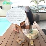 WonderVibes Meditation Cushion - Premium Floor Pillow, Comfortable Floor Pillow for Adults, Beautiful Meditation Pillow, Large Buckwheat Floor Cushion with Washable Quality Cover - Quality Zafu