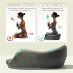 SUMIHUM Meditation Cushion, Comfortable Floor Pillow for Adults Sitting, Reading, Yoga, Large Floor Cushion Seating for Living Room Tatami Home Decor