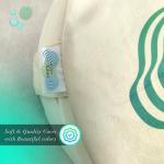 WonderVibes Meditation Cushion - Premium Floor Pillow, Comfortable Floor Pillow for Adults, Beautiful Meditation Pillow, Large Buckwheat Floor Cushion with Washable Quality Cover - Quality Zafu