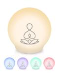 Syrinx Guided Meditation Light – Meditation Aid with Rhythmic Glow for Focus,Anxiety Relief Items for Calm Down Corner，Stress-Relieving Relaxation & Mindfulness, Quiet Rooms,Home or Office Use