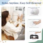 Syrinx Guided Meditation Light – Meditation Aid with Rhythmic Glow for Focus,Anxiety Relief Items for Calm Down Corner，Stress-Relieving Relaxation & Mindfulness, Quiet Rooms,Home or Office Use