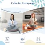 Syrinx Guided Meditation Light – Meditation Aid with Rhythmic Glow for Focus,Anxiety Relief Items for Calm Down Corner，Stress-Relieving Relaxation & Mindfulness, Quiet Rooms,Home or Office Use