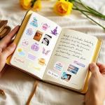 50 Pcs Inspirational Positive Affirmations Stickers, Cute Motivational Quotes Design Stickers, Vision Board Supplies for Goal Setting Personal Growth Gratitude Wellness