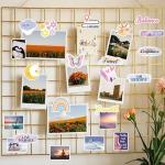 50 Pcs Inspirational Positive Affirmations Stickers, Cute Motivational Quotes Design Stickers, Vision Board Supplies for Goal Setting Personal Growth Gratitude Wellness