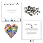 3PS Labradorite Jewelry for Women, Labradorite Necklace - Ring - Bracelet Set, 8MM Healing Crystals Beaded Bracelets Handmade Necklaces Adjustable Rings, Inspirational Gifts for Women