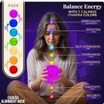 Zen Moon Lamp - Visual Meditation Light for Relaxation and Mindfulness - Guided Breathing Night Light - Spiritual Birthday Gifts for Women, Mom, Best Friend - Unique Decor for Bedroom (5.5 inch)