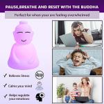 INNER TRUTH Meditation with Buddha Kit - 3 in 1 Guided Breathing Calm Down Buddha Anxiety Relief Device + Stress Ball. Stress Relief and Mindfulness Gifts. ADHD Tools for Adults & Kids. Yoga Gifts