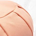 Myga Zafu Yoga Meditation Cushion with Washable Cover,Floor Cushion Pillow with Natural Buckwheat Filling,Soft Round Cotton Design for Meditating or Pranayama Exercises,Pink