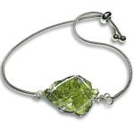 Moldavite Christmas gift | Moldavite Crystal Bracelet - High Vibration Manifestation and Transformation Authentic Czech Republic Crystals Tektite Healing Stone BRm (3.3 gram)