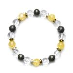 Good Luck Wealth Bracelet - Clear Quartz & Citrine