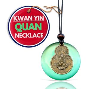 Kwan Yin Quan Necklace - Lucky Charm Pendant