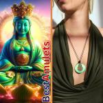Kwan Yin Quan Necklace - Lucky Charm Pendant