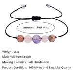 Amethyst Crystal Bracelet for Healing and Abundance