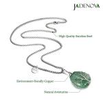 Aventurine Family Tree Crystal Necklace for Women