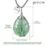 Aventurine Family Tree Crystal Necklace for Women