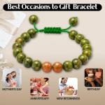 Unakite Gemstone Bracelet for Manifesting Abundance