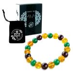 Protection Bracelet with Garnet, Aventurine, Citrine