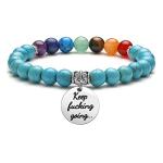 Turquoise Chakra Healing Crystal Bead Bracelet