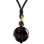 Smoky Quartz Pendant Necklace for Wealth and Energy