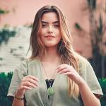 Viking Compass Crystal Necklace for Abundance