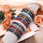 Natural Healing Gemstone Bracelet for Stress Relief