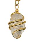 Clear Quartz Crystal Necklace for Manifesting Abundance