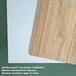 Fenghua Lizhi Wood White Wardrobe Closet with 2 Doors and 2 Drawers，Bedroom Freestanding Armoire Storage Cabinet with Shelves，Wooden Wardrobe Combination for Hanging Clothes (White 2 Drawers)