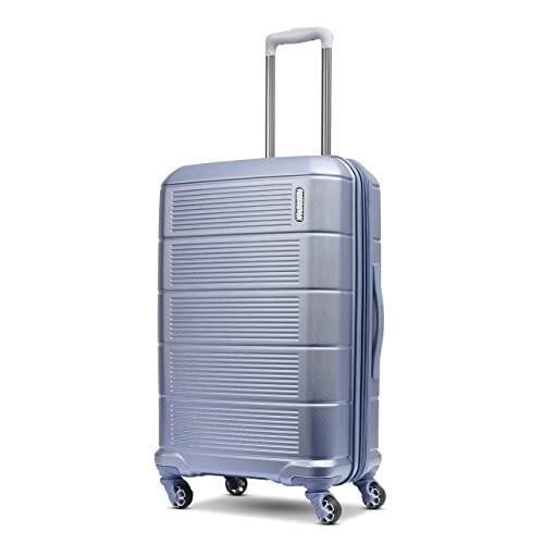 American Tourister Stratum 2.0 Expandable Hardside Luggage with Spinner Wheels, 24" SPINNER, Slate Blue