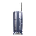 American Tourister Stratum 2.0 Expandable Hardside Luggage with Spinner Wheels, 24" SPINNER, Slate Blue