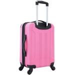 Travelers Club Chicago Hardside Expandable Spinner Luggages, Hot Pink, 20" Carry-On, HS-20720-EX-690N