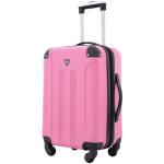 Travelers Club Chicago Hardside Expandable Spinner Luggages, Hot Pink, 20" Carry-On, HS-20720-EX-690N