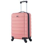 Travelers Club Harper Luggage, Rose Gold, 20-Inch Carry-On
