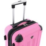 Travelers Club Chicago Hardside Expandable Spinner Luggages, Hot Pink, 20" Carry-On, HS-20720-EX-690N